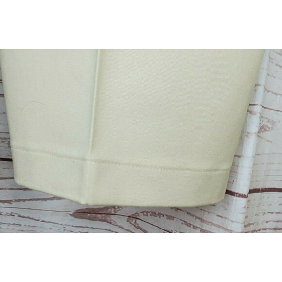 Lands End Traditional Fit 46 Regular %100 Cotton Beige Pants W/ Extra Buttons - Picture 7 of 12